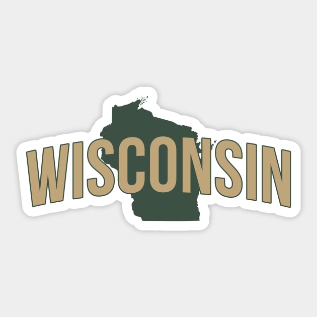 Wisconsin Sticker by Novel_Designs